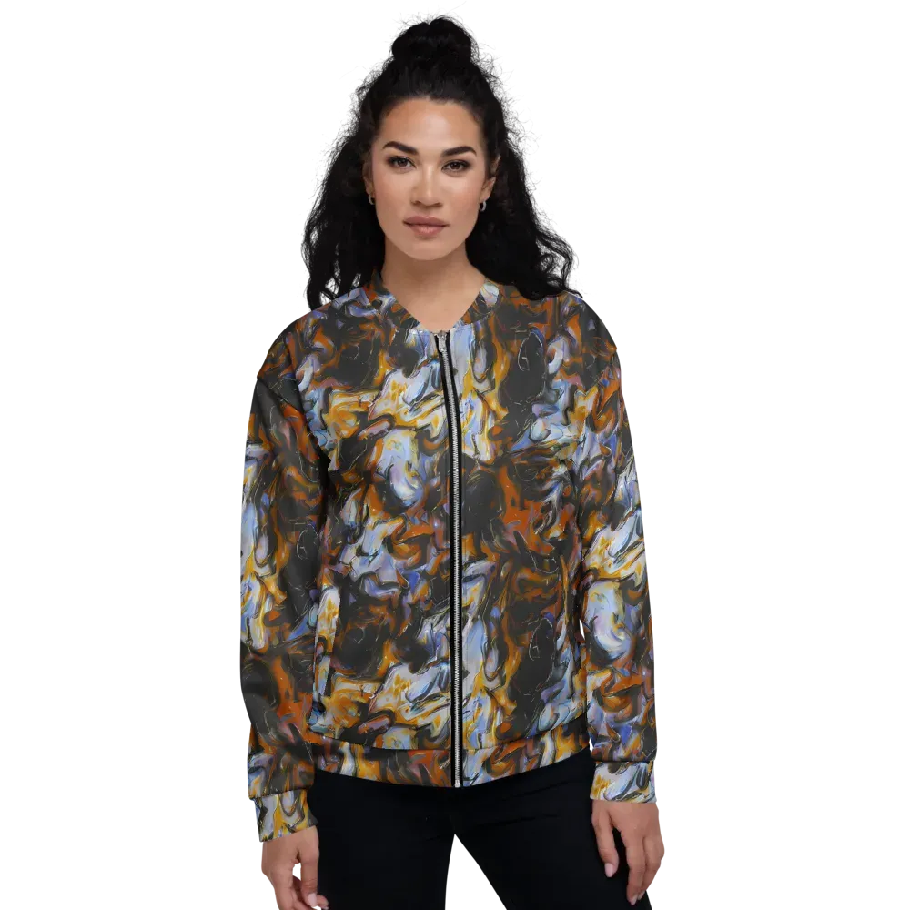 Ember Eclipse on Bomber Jacket — Front