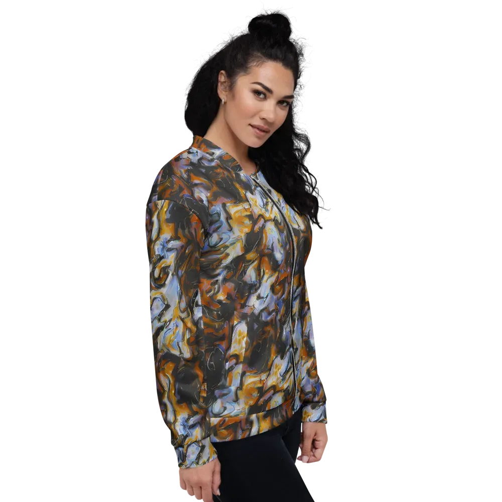 Ember Eclipse on Bomber Jacket — Right