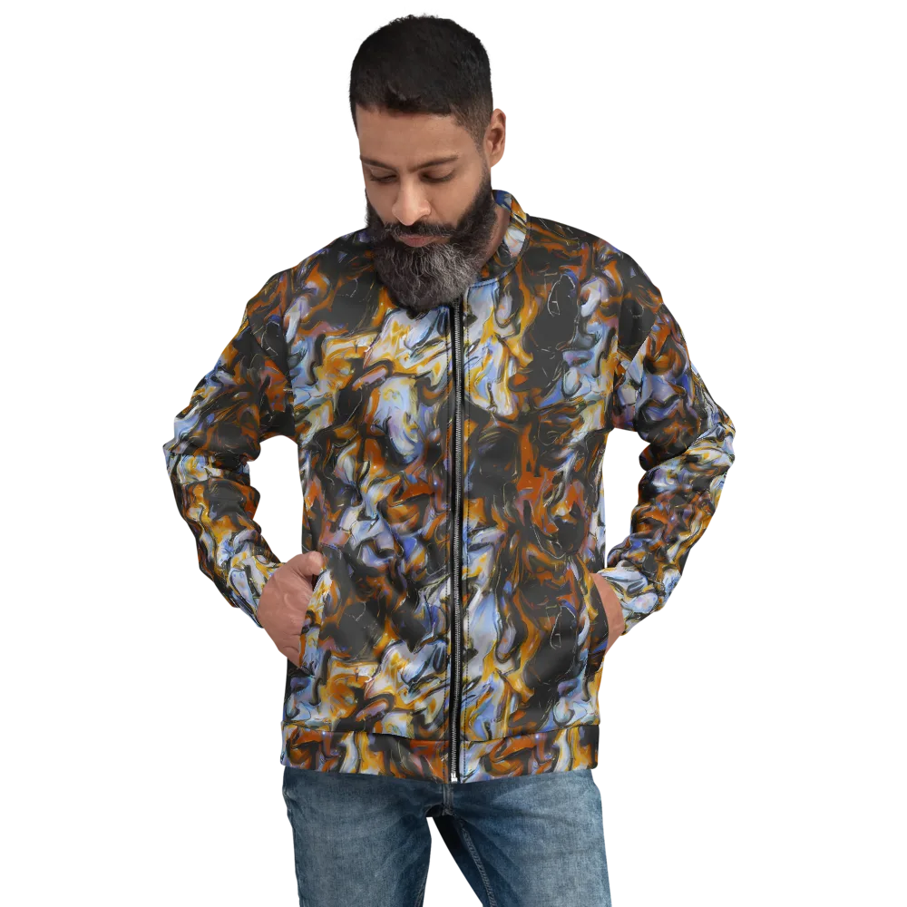 Ember Eclipse on Bomber Jacket — Front