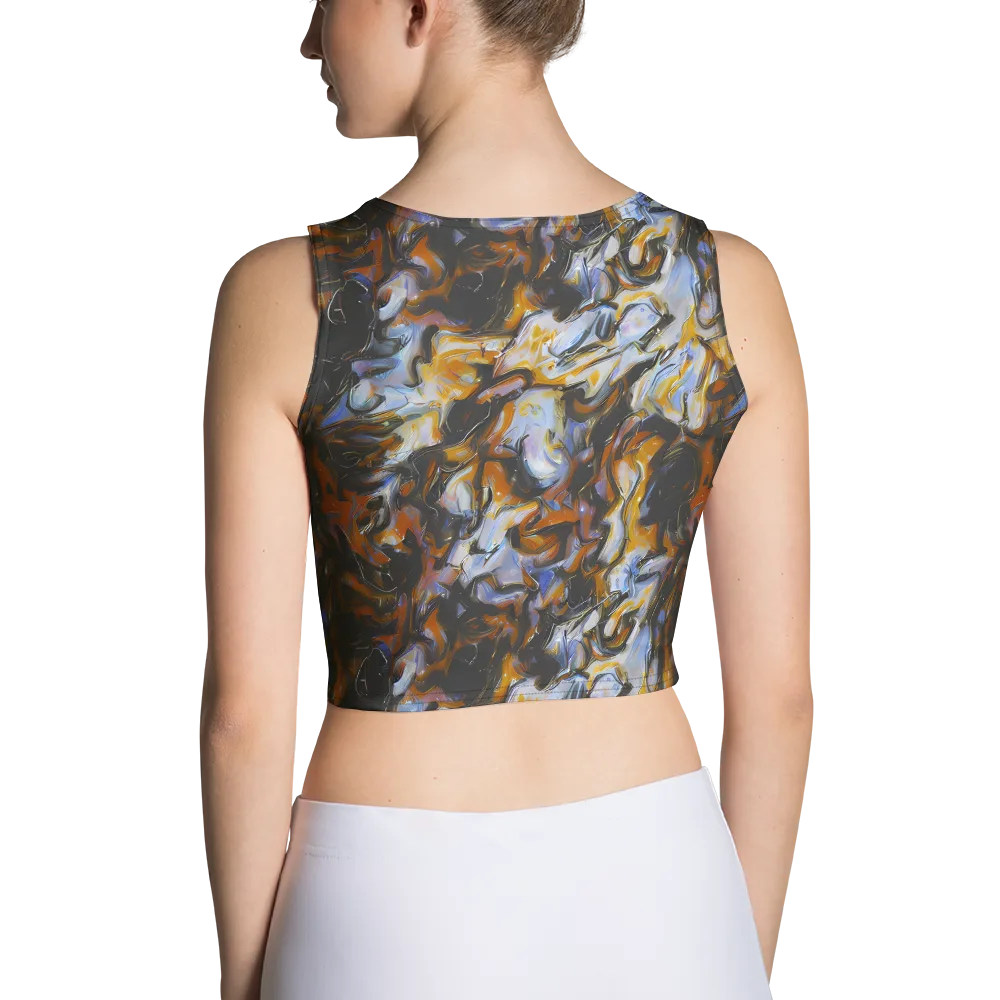 Ember Eclipse on Crop Top — Back