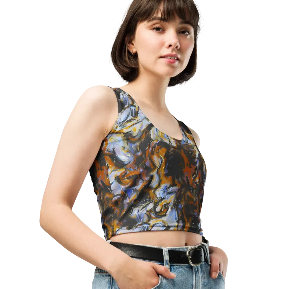 Ember Eclipse on Crop Top — Right Front
