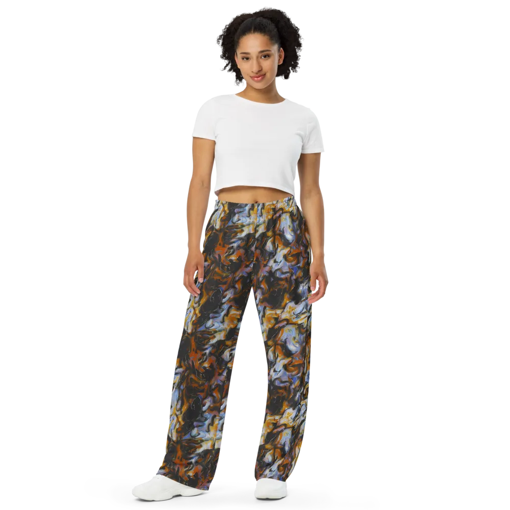Ember Eclipse on Wide-Leg Pants — Front