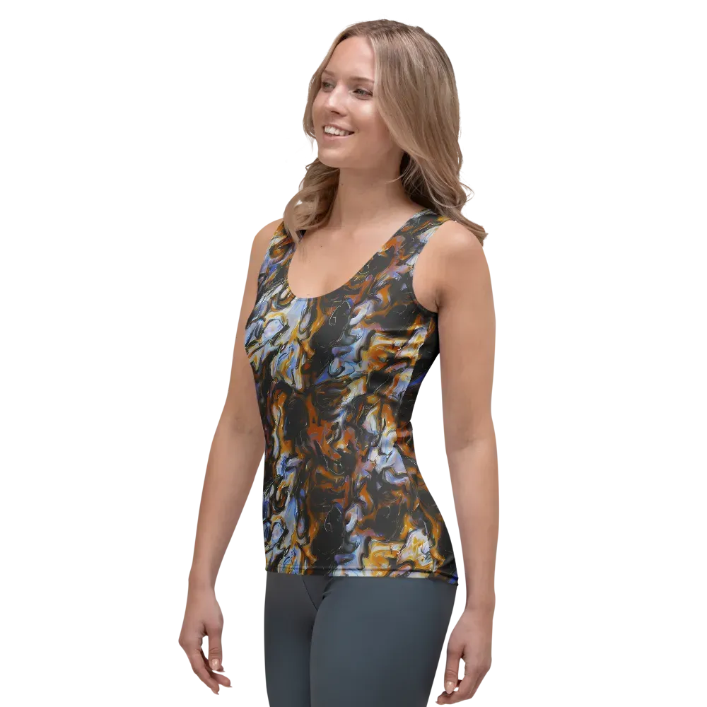 Ember Eclipse on Women's Tank Top — Left Front