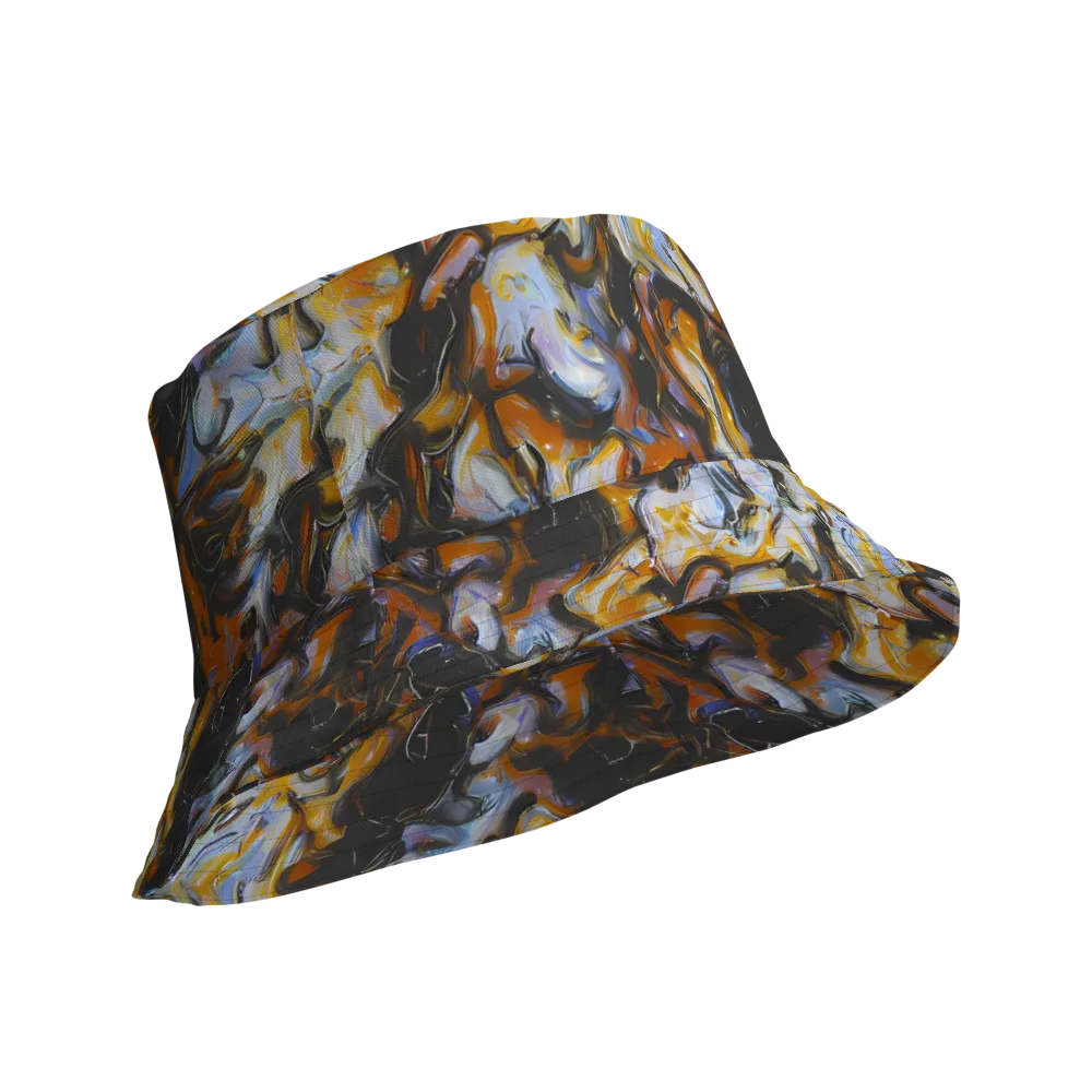 Ember Eclipse on Reversible Bucket Hat — Product details Outside