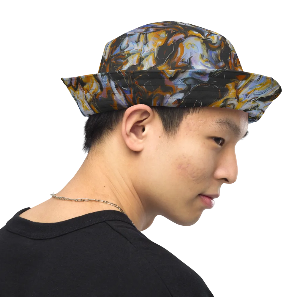 Ember Eclipse on Reversible Bucket Hat — Right Outside