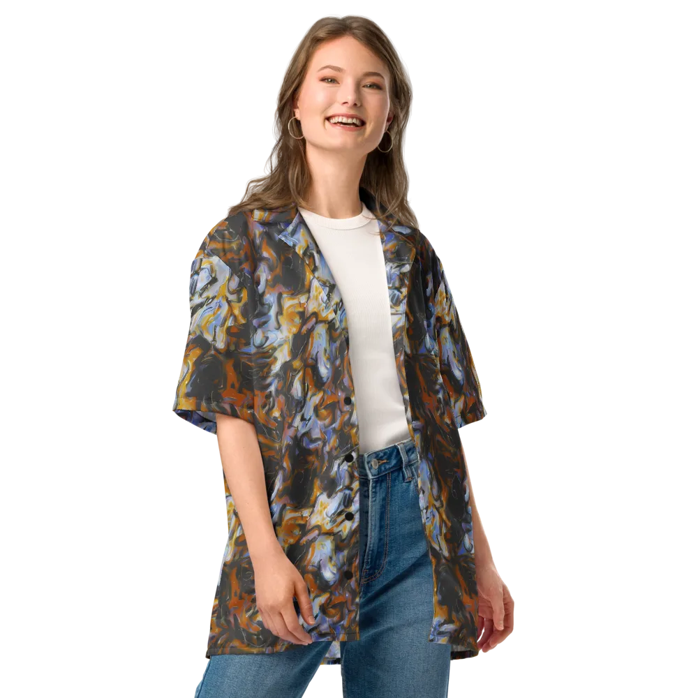 Ember Eclipse on Button Shirt — Front