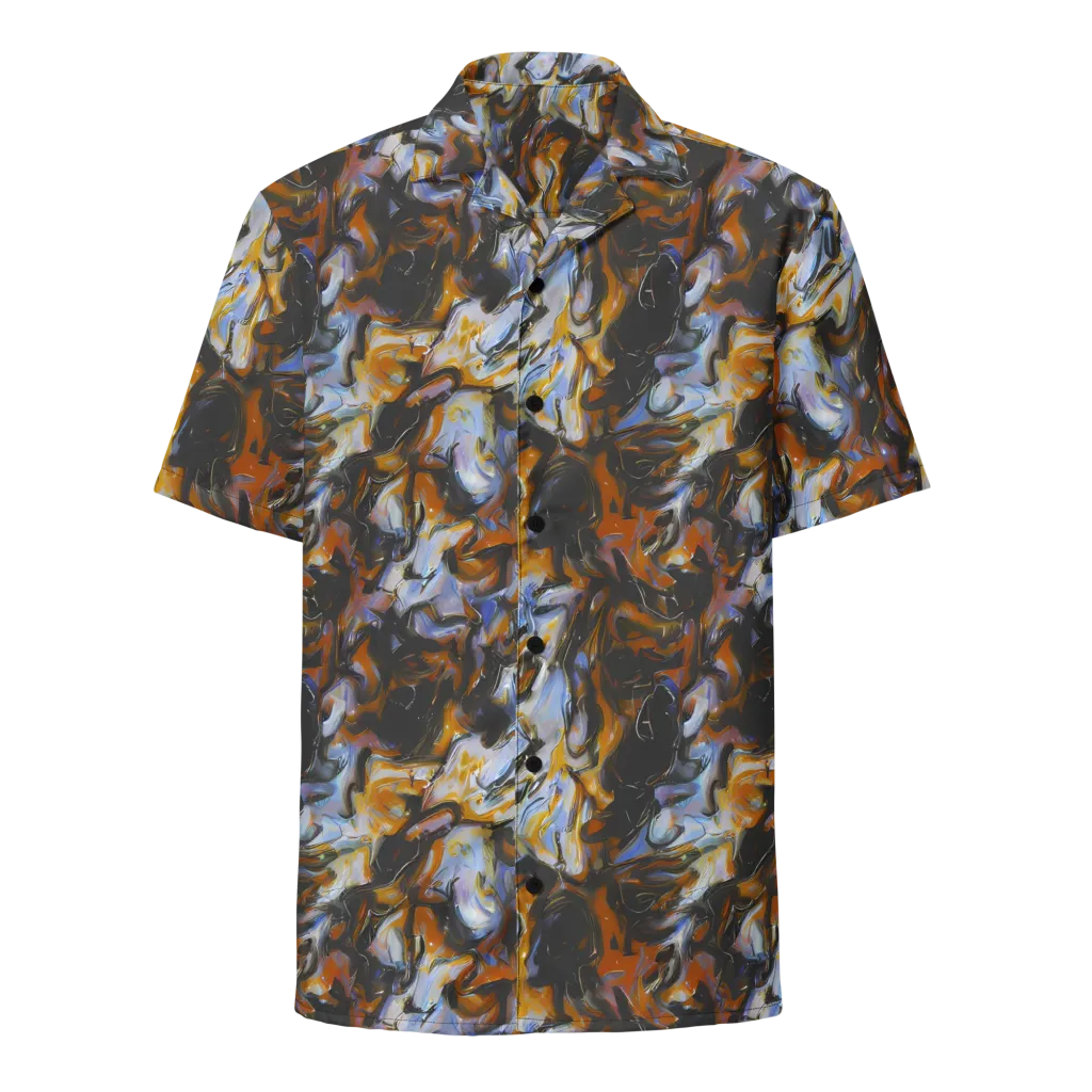 Ember Eclipse on Button Shirt — Front