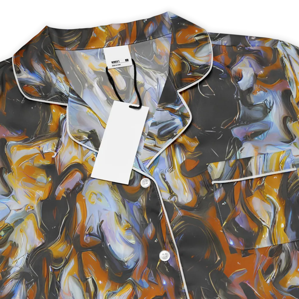 Ember Eclipse on Women's Short Sleeve Pajama Top — Product details