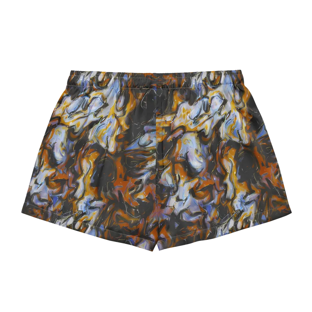 Ember Eclipse on Women's Pajama Shorts — Back
