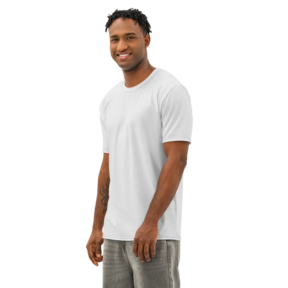 Green Machine on Men's Cotton Crew Neck T-Shirt — Garment