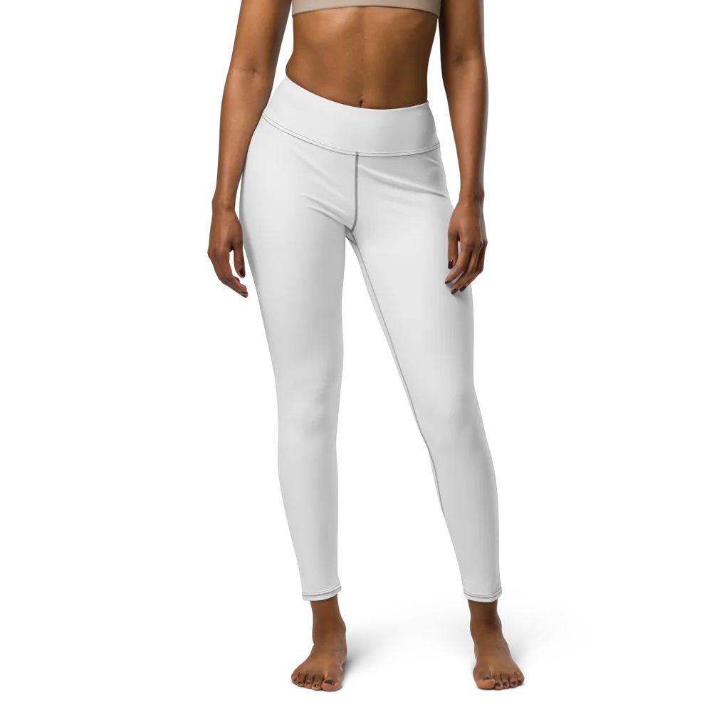 Cobalt Canopy on Yoga Leggings — Garment