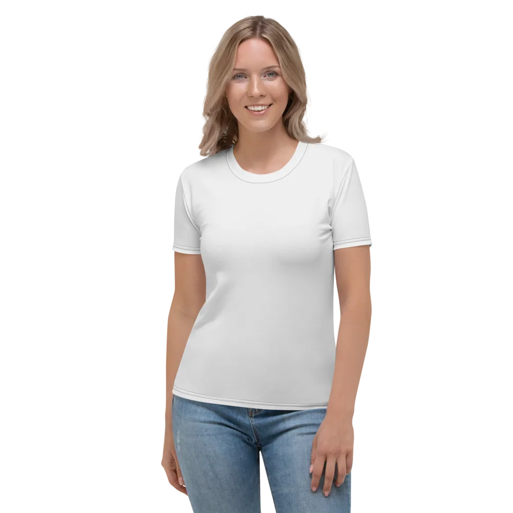 Starry Surge on Women's Crew Neck T-Shirt — Garment