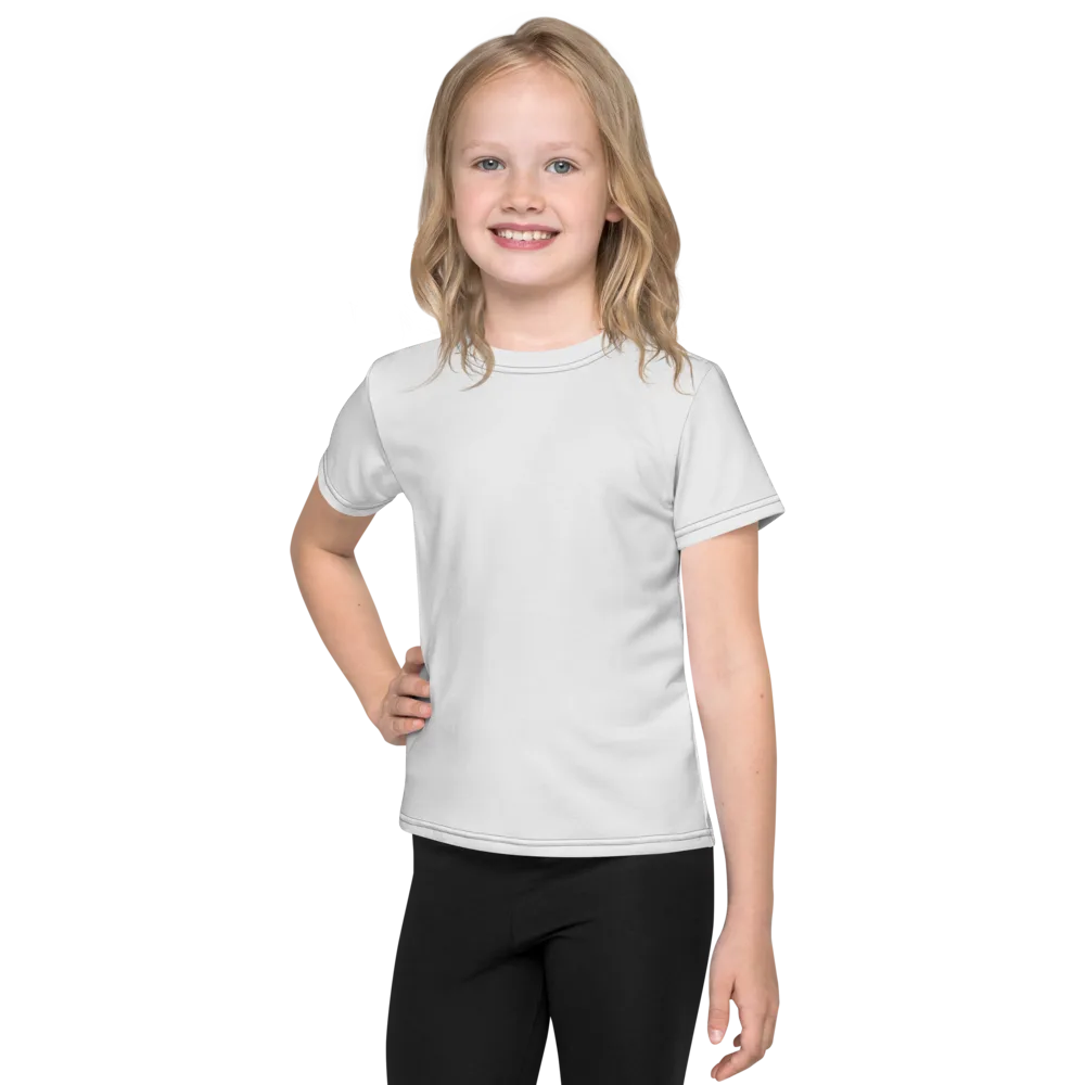 Opal Vortex on Kids Crew Neck T-Shirt — Garment