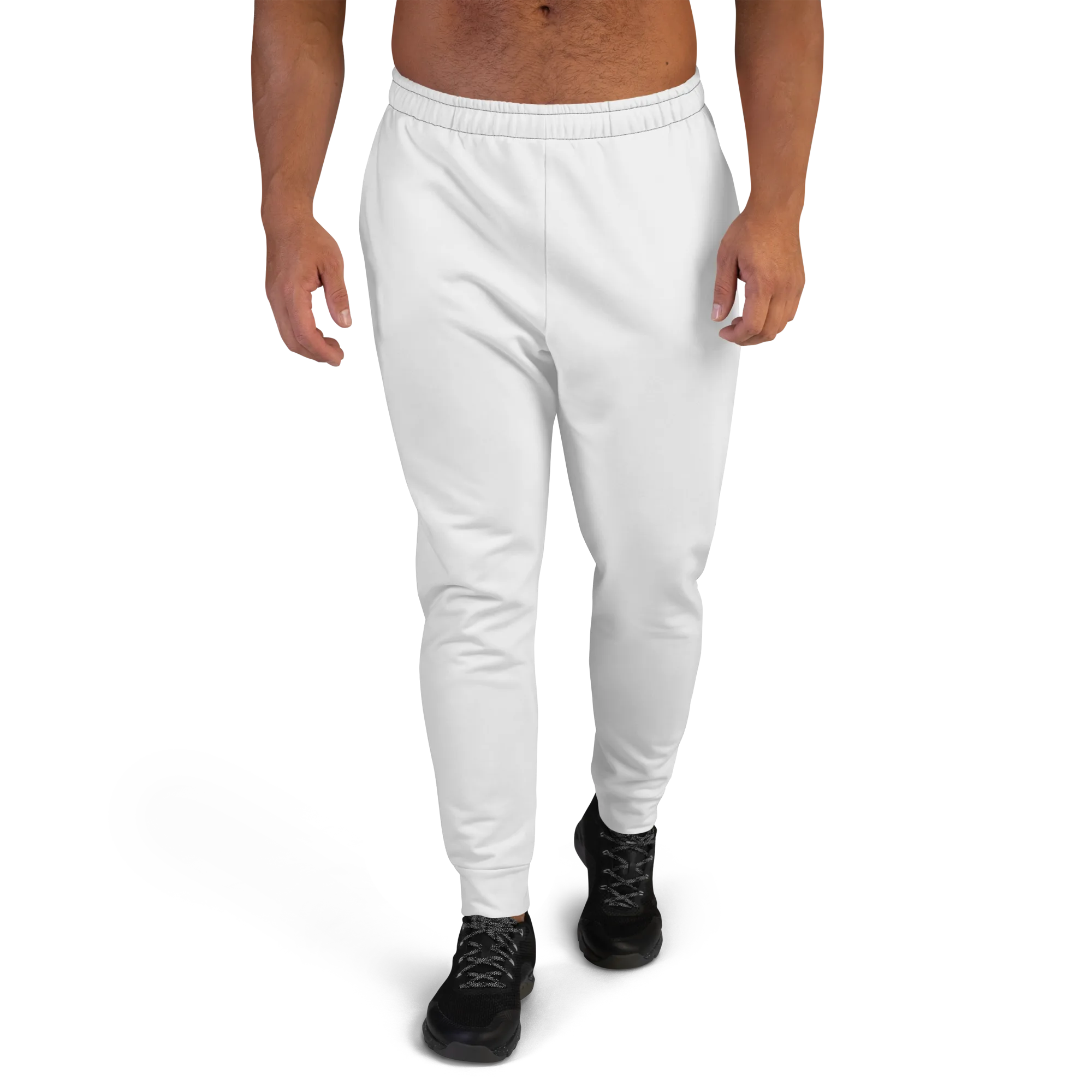 Azure Blocks on Men's Joggers — Garment