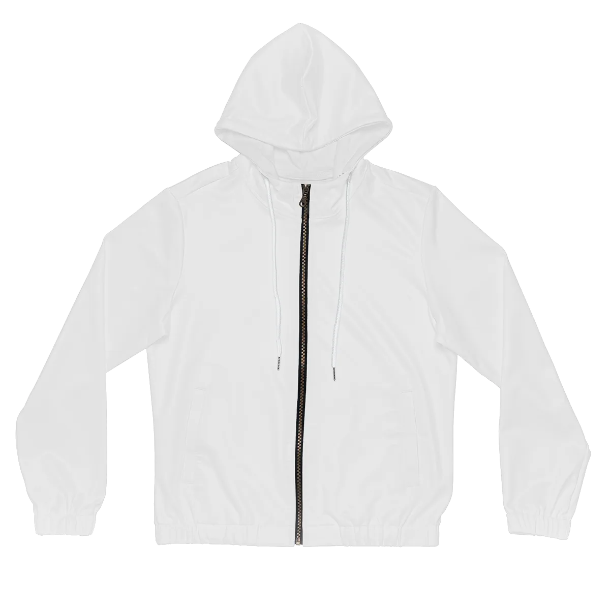 Coral Voltage on Women's Full-Zip Hoodie — Garment