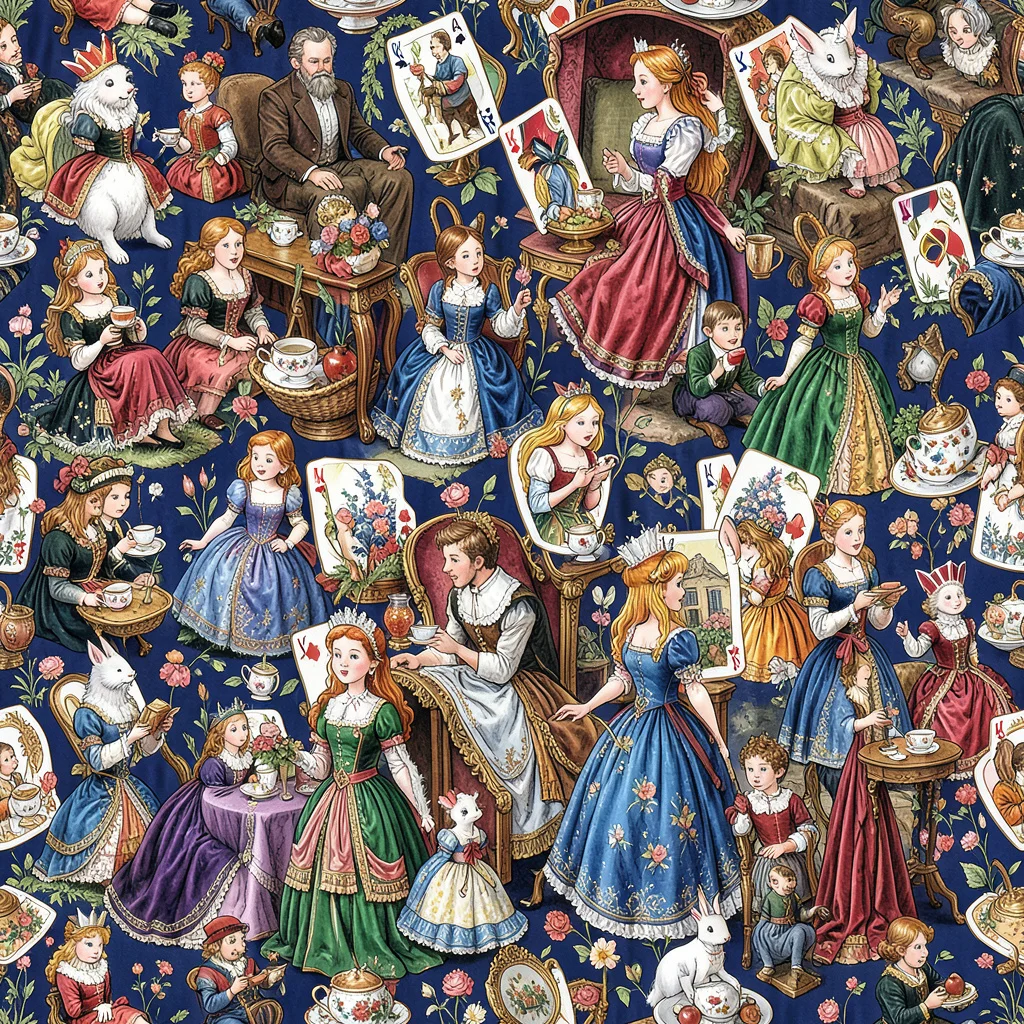 The Wonderland Tea Society pattern
