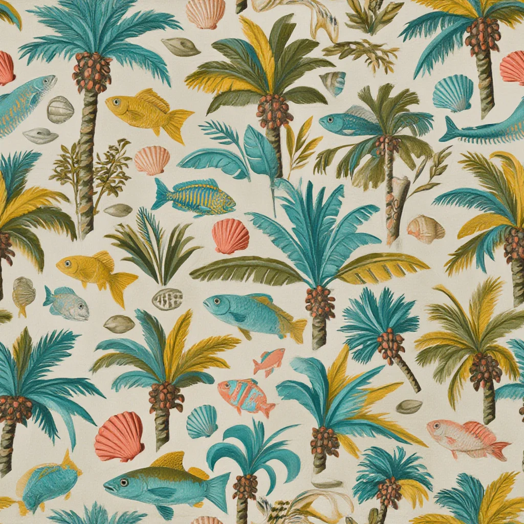 The Tidepool Palms pattern