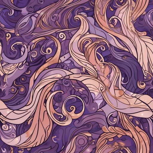 The Amethyst Plume pattern