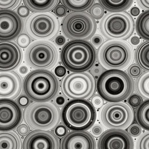 The Monochrome Orbits pattern
