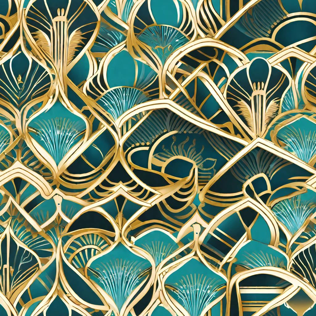 The Gilded Botanicals pattern