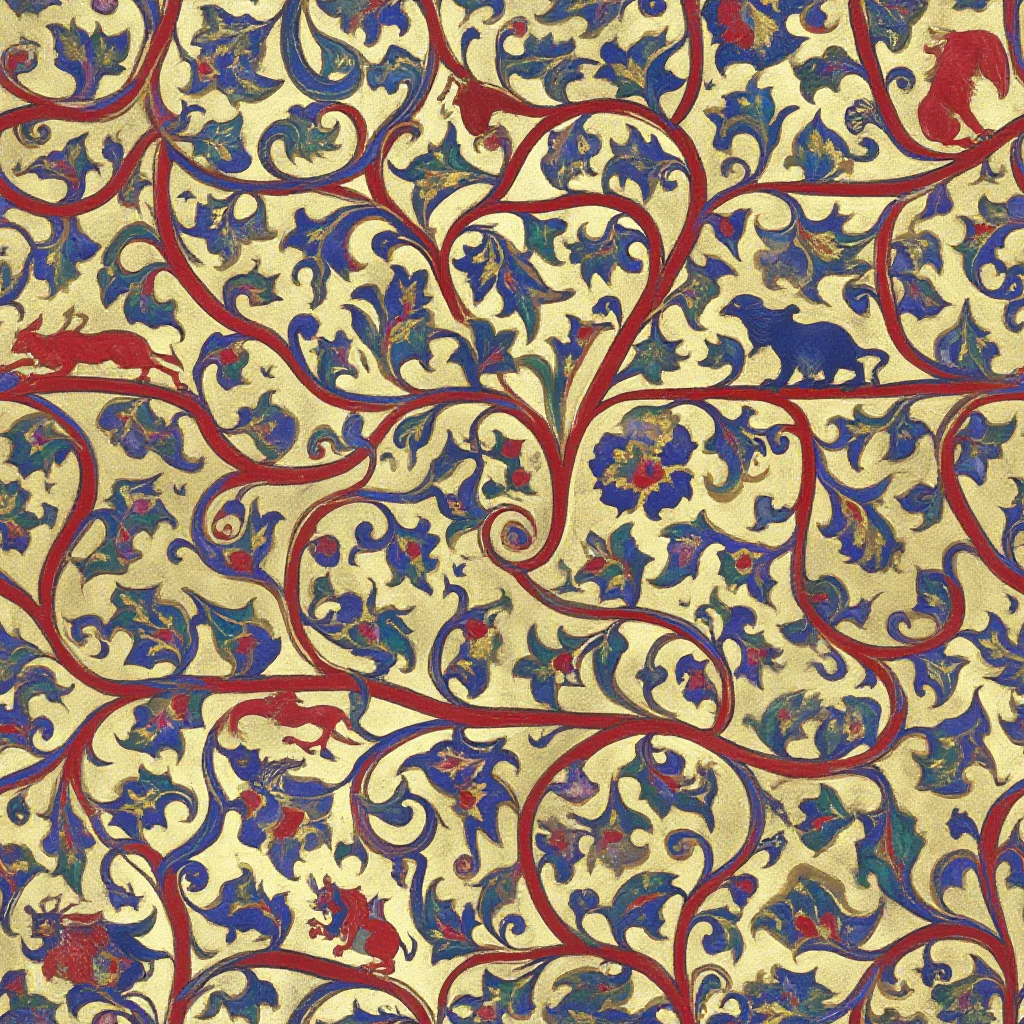 The Gilded Vinework pattern
