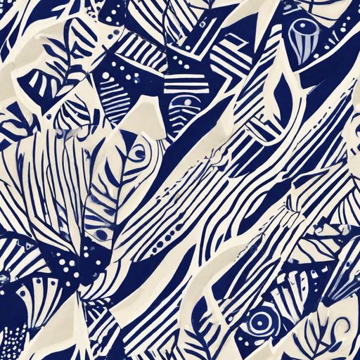 The Indigo Jungle pattern