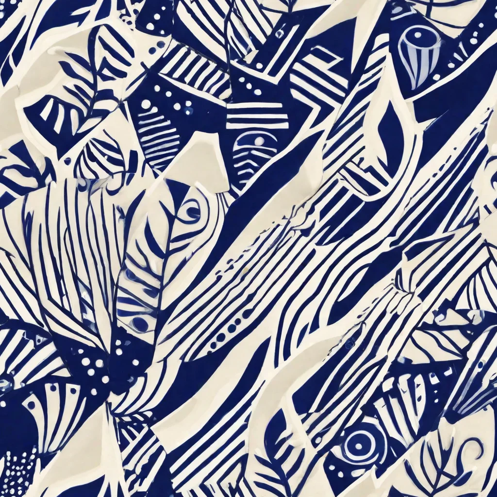 The Indigo Jungle pattern