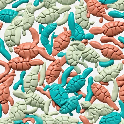 The Coral Crustacean pattern