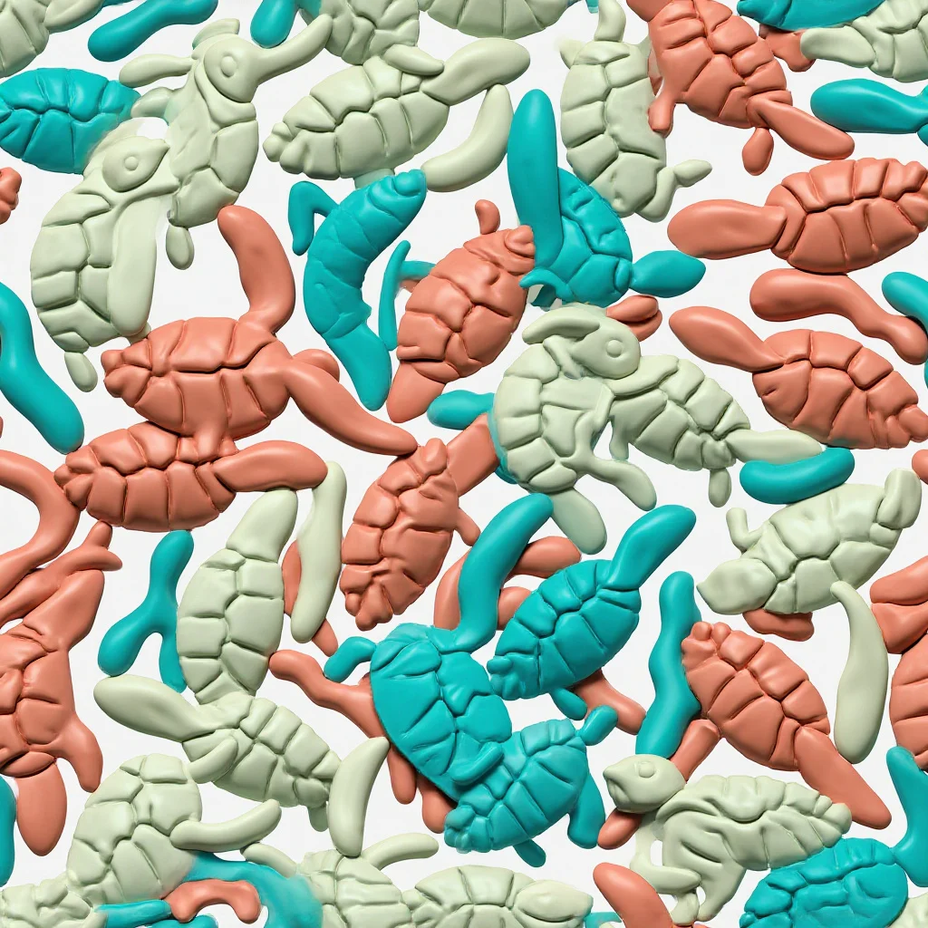 The Coral Crustacean pattern
