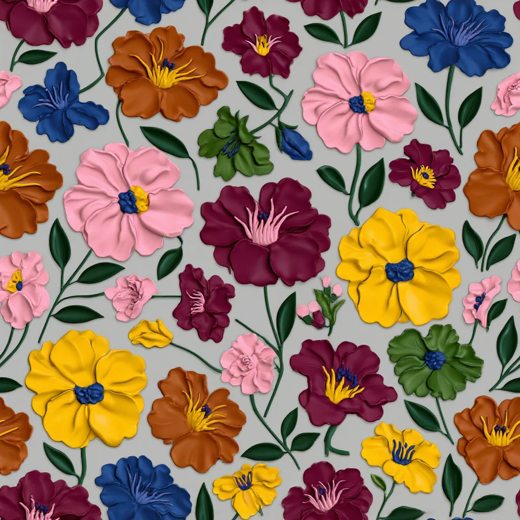 The Blooming Mosaic pattern