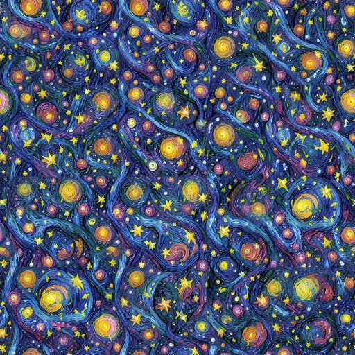 The Starry Vortex pattern