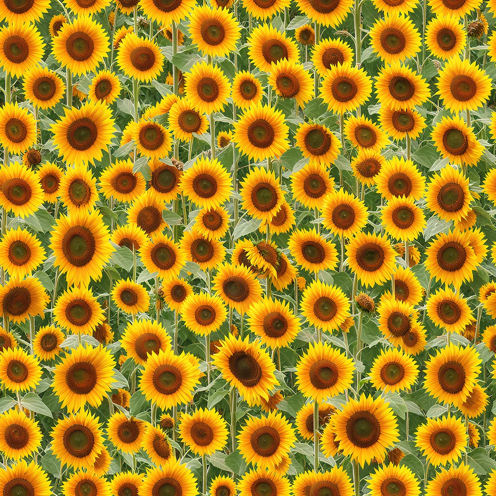 The Sunflower Rush pattern