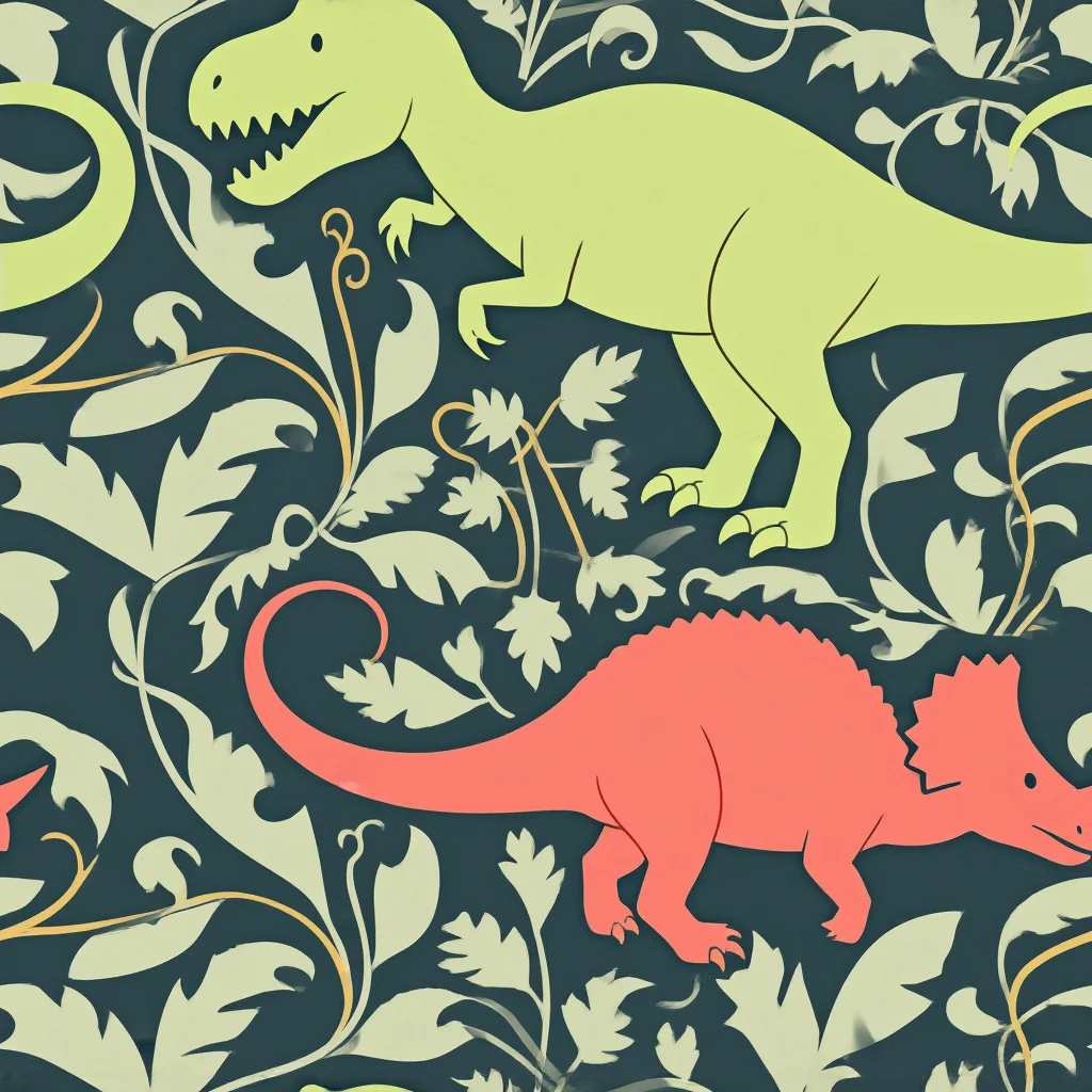 The Jurassic Vine pattern