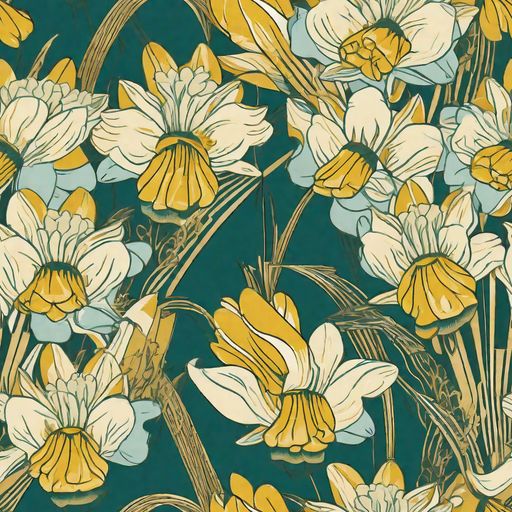 The Gilded Meadow pattern