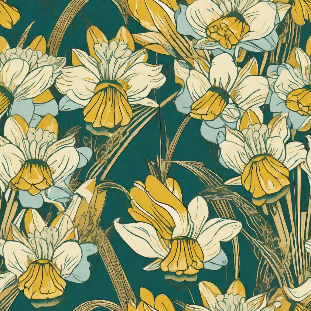 The Gilded Meadow pattern