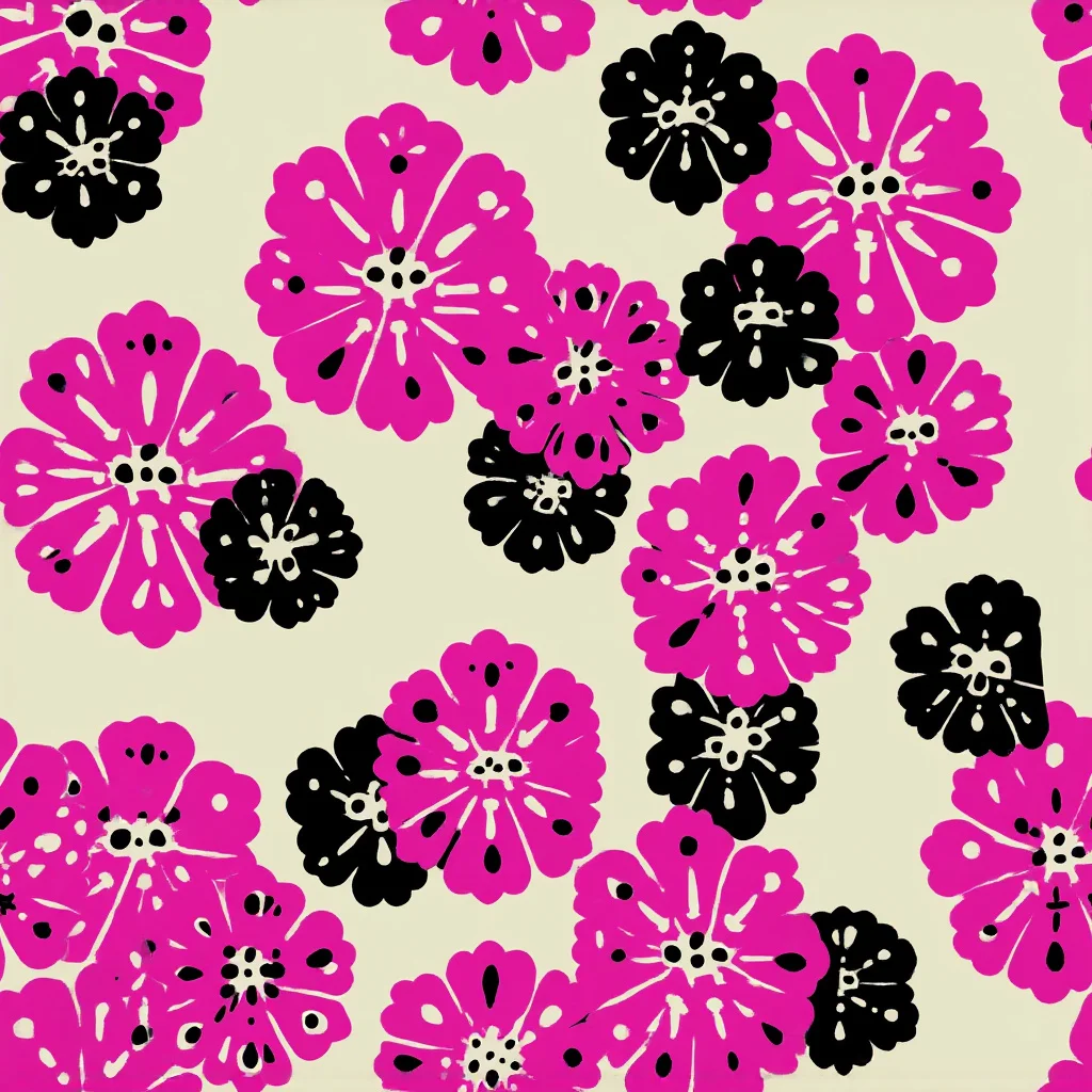 The Fuchsia Static pattern