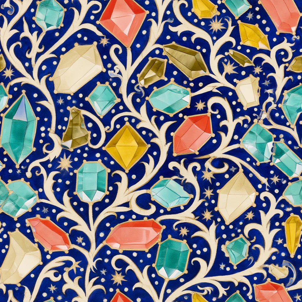 The Midnight Gemvine pattern