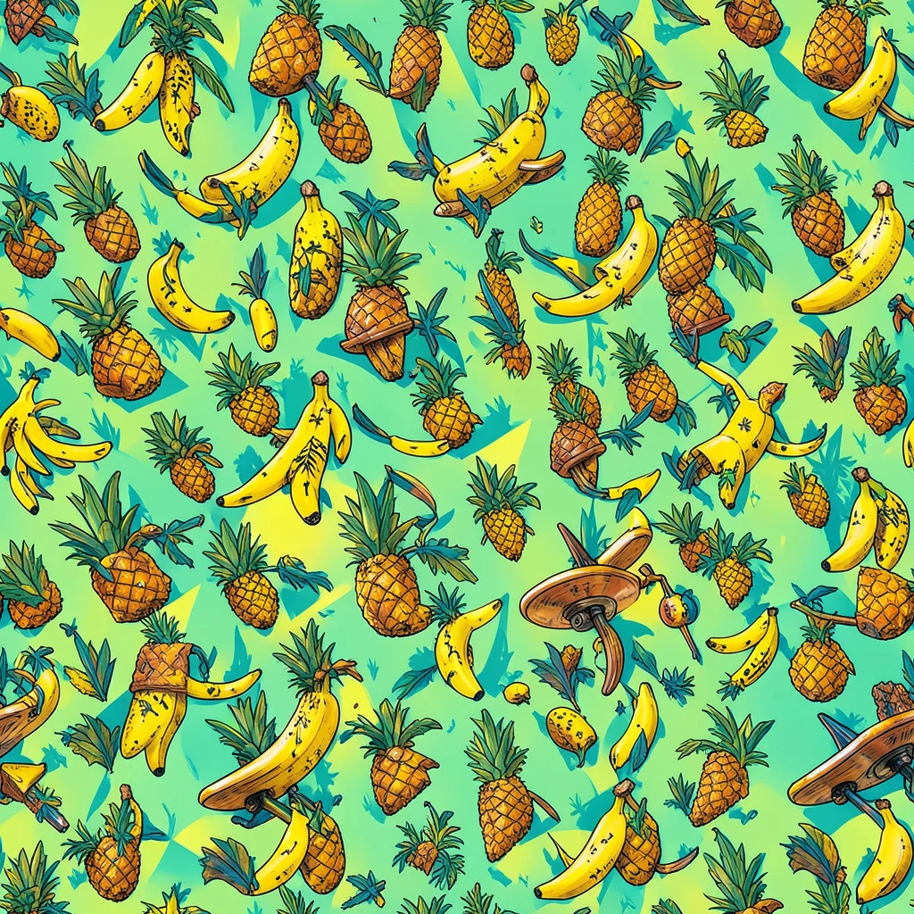 The Pineapple Halfpipe pattern