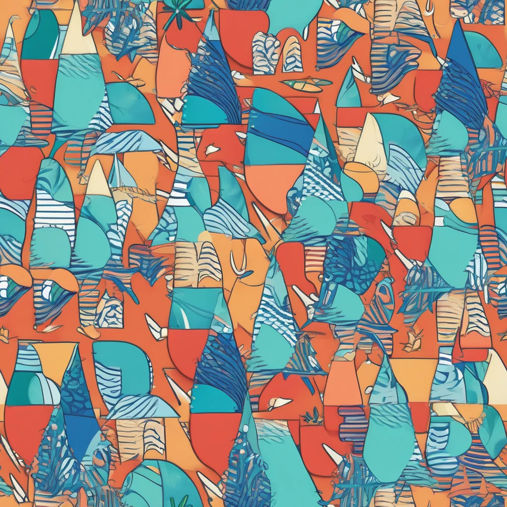 The Tidal Collage pattern