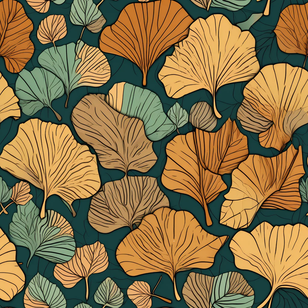 The Ginkgo Noir pattern