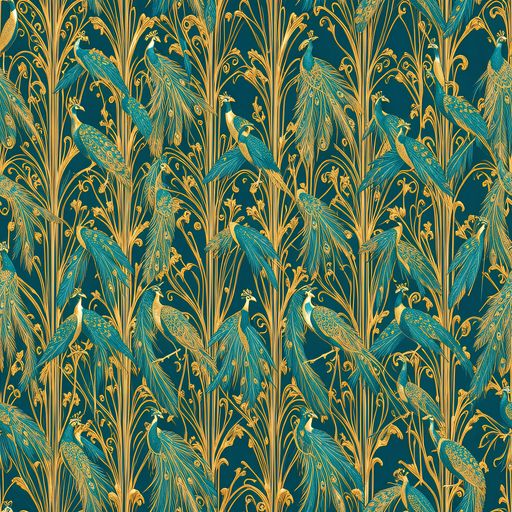 The Gilded Peacock pattern