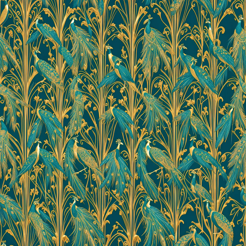 The Gilded Peacock pattern