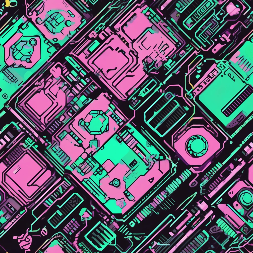 The Vaporwave Voltage pattern