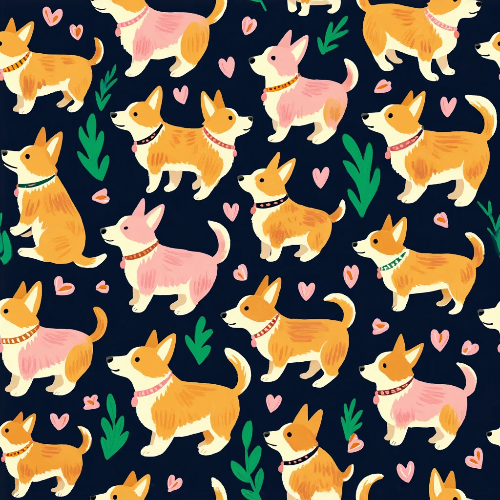 The Paws And Petals pattern