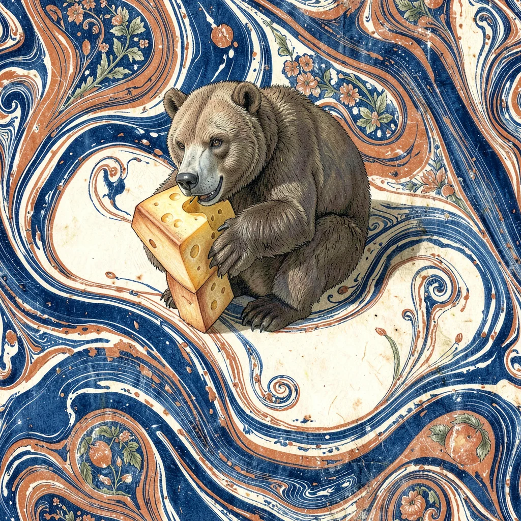 The Marbled Bear pattern