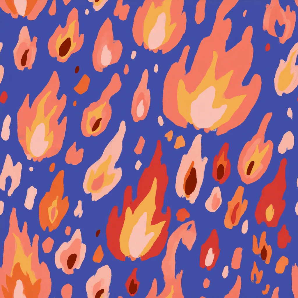 The Kindled Bloom pattern