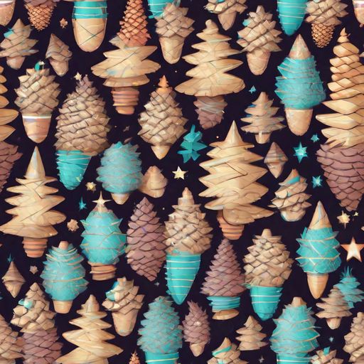 The Cosmic Cone Garden pattern