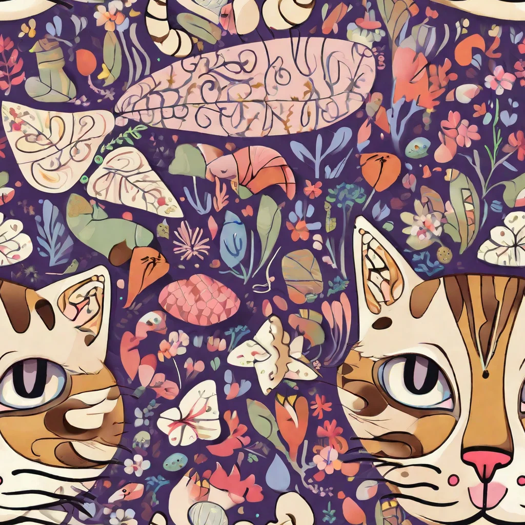 The Feline Florilegium pattern