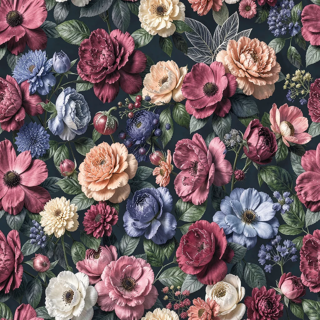 The Dusky Botanica pattern