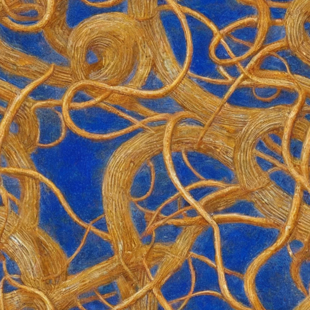 The Gilded Tangle pattern